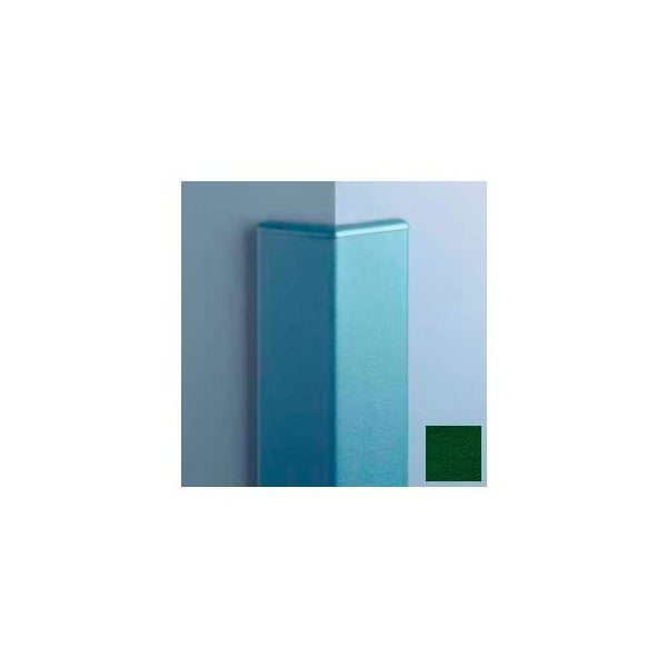 Pawling Surface Mounted Corner Guard135Deg, 3'' Wings, 8'H W/Caps, Hunter GRN CG-135-8-156 - main